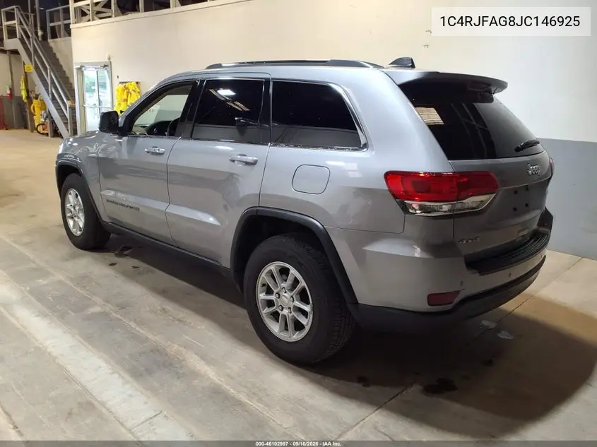 2018 JEEP GRAND CHEROKEE VIN 1C4RJFAG8JC146925 — фото 3