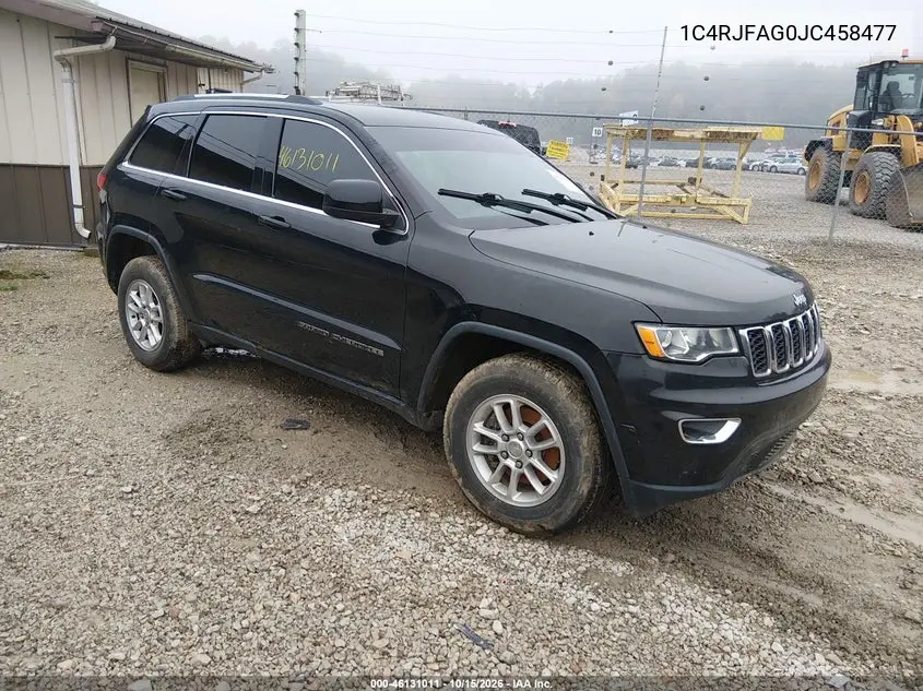 JEEP GRAND CHEROKEE 2018, VIN 1C4RJFAG0JC458477