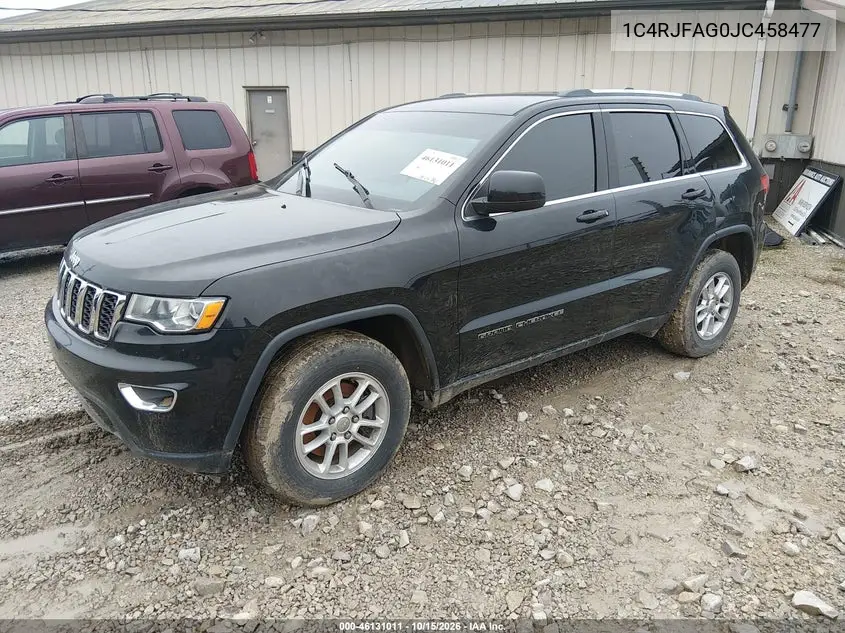 2018 JEEP GRAND CHEROKEE VIN 1C4RJFAG0JC458477 — фото 2