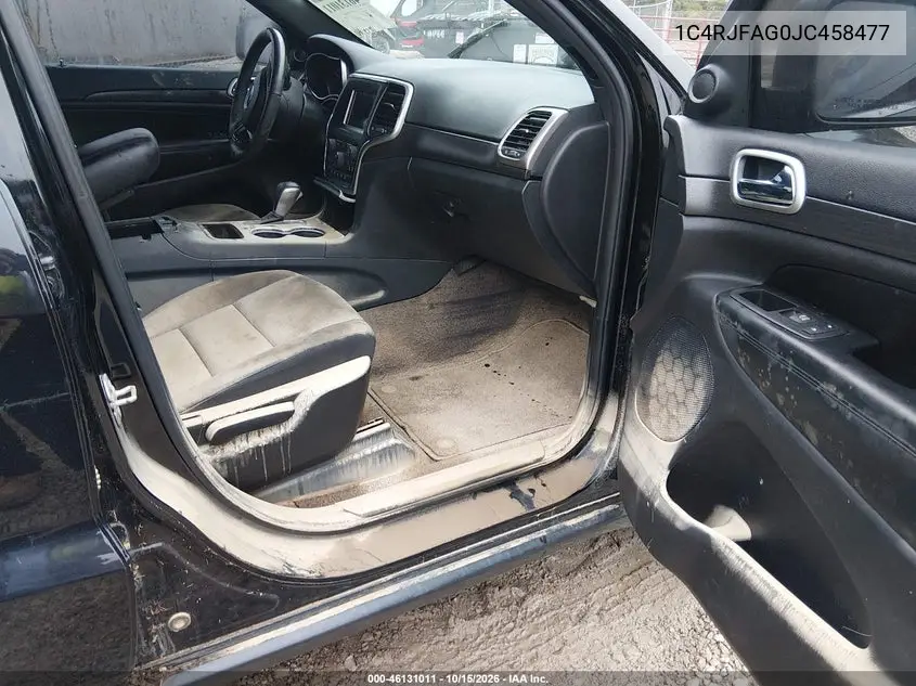 2018 JEEP GRAND CHEROKEE VIN 1C4RJFAG0JC458477 — фото 5