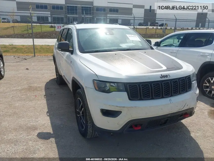 JEEP GRAND CHEROKEE 2018, VIN 1C4RJFLG4JC221150