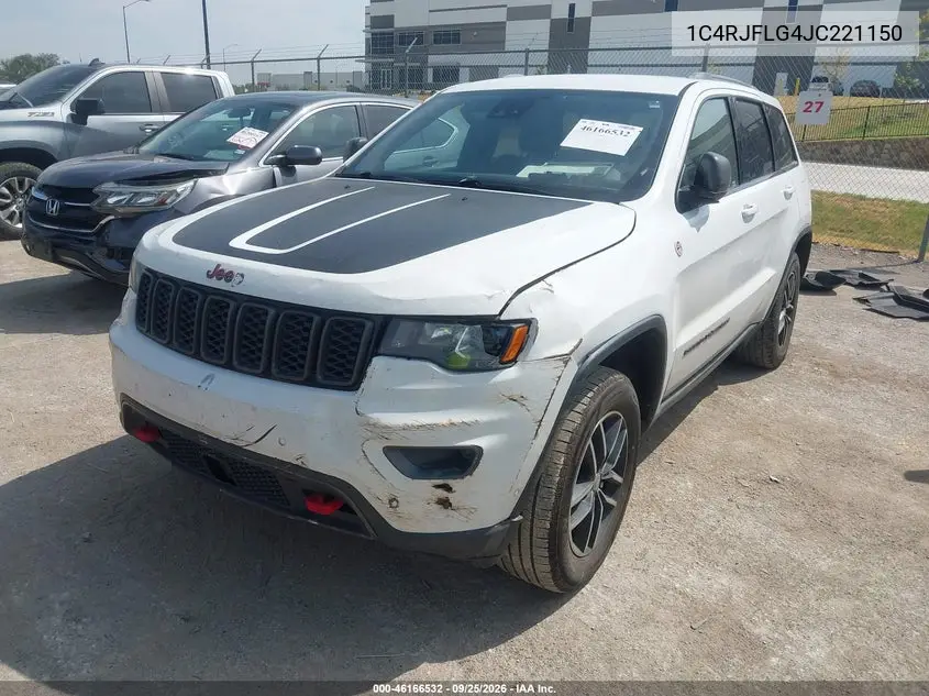 2018 JEEP GRAND CHEROKEE VIN 1C4RJFLG4JC221150 — фото 2