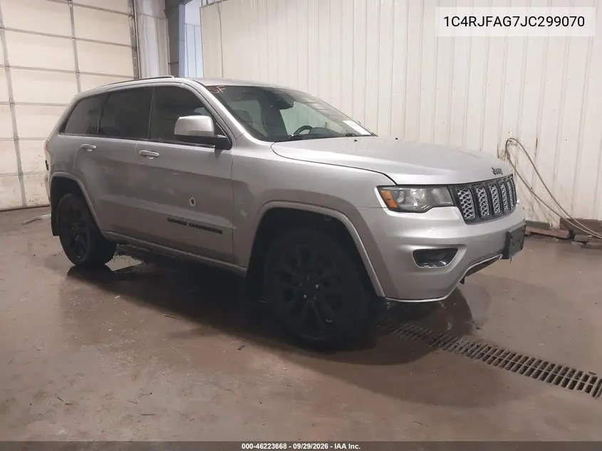 JEEP GRAND CHEROKEE 2018, VIN 1C4RJFAG7JC299070