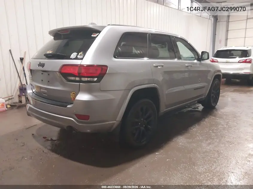 2018 JEEP GRAND CHEROKEE VIN 1C4RJFAG7JC299070 — фото 4