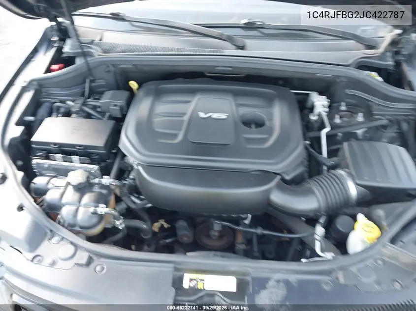 2018 JEEP GRAND CHEROKEE VIN 1C4RJFBG2JC422787 — фото 10