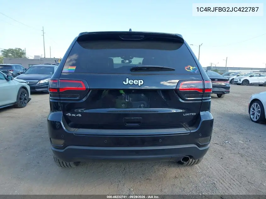 2018 JEEP GRAND CHEROKEE VIN 1C4RJFBG2JC422787 — фото 16
