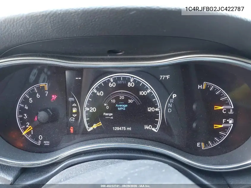 2018 JEEP GRAND CHEROKEE VIN 1C4RJFBG2JC422787 — фото 7