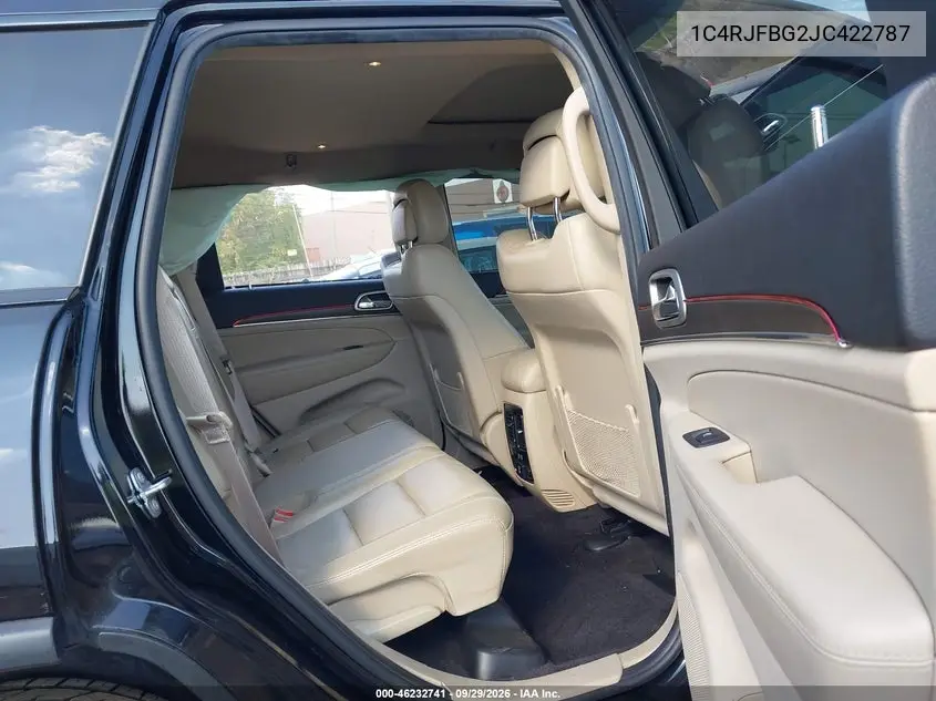 2018 JEEP GRAND CHEROKEE VIN 1C4RJFBG2JC422787 — фото 8