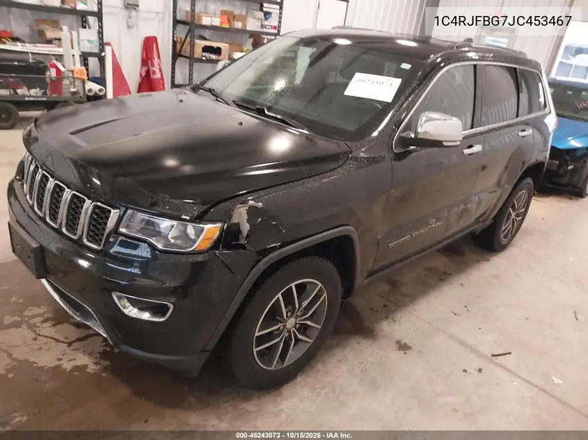 2018 JEEP GRAND CHEROKEE VIN 1C4RJFBG7JC453467 — фото 2