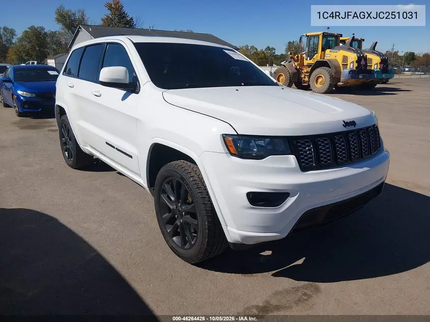 JEEP GRAND CHEROKEE 2018, VIN 1C4RJFAGXJC251031