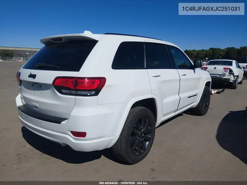 2018 JEEP GRAND CHEROKEE VIN 1C4RJFAGXJC251031 — фото 4