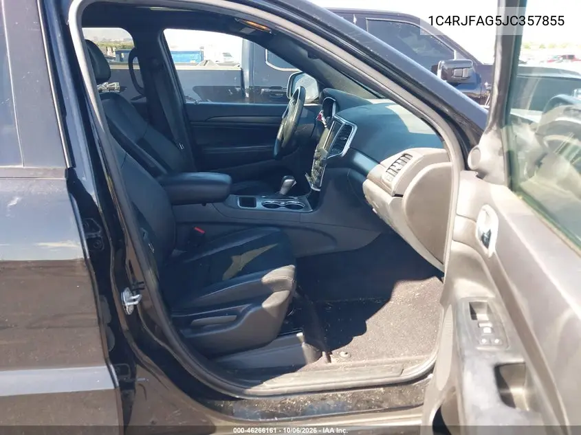 2018 JEEP GRAND CHEROKEE VIN 1C4RJFAG5JC357855 — фото 5