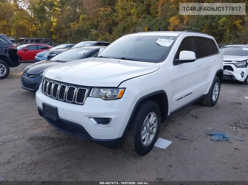 2018 JEEP GRAND CHEROKEE VIN 1C4RJFAG6JC177817 — фото 2