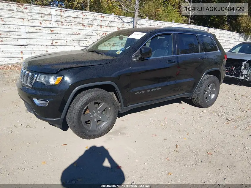 2018 JEEP GRAND CHEROKEE VIN 1C4RJFAGKJC484729 — фото 2