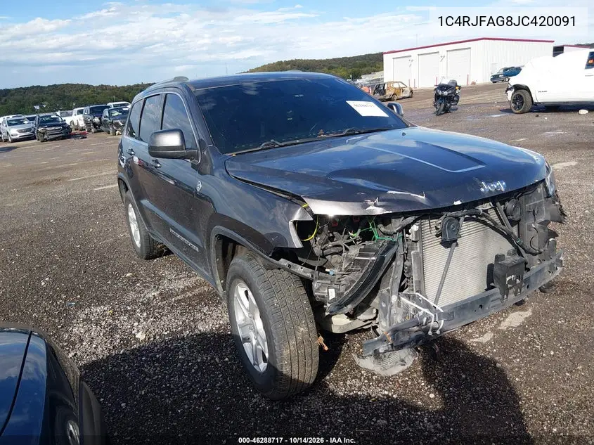 JEEP GRAND CHEROKEE 2018, VIN 1C4RJFAG8JC420091