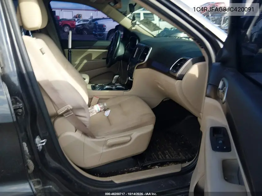 2018 JEEP GRAND CHEROKEE VIN 1C4RJFAG8JC420091 — фото 5
