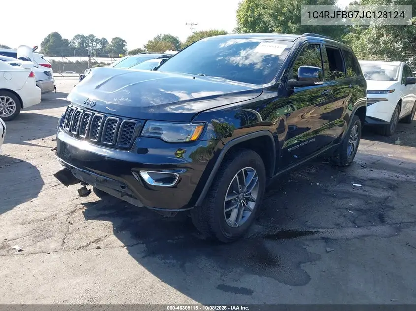 2018 JEEP GRAND CHEROKEE VIN 1C4RJFBG7JC128124 — фото 2