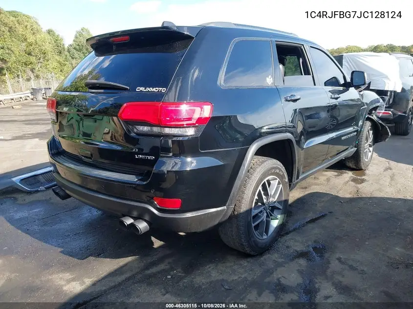 2018 JEEP GRAND CHEROKEE VIN 1C4RJFBG7JC128124 — фото 4