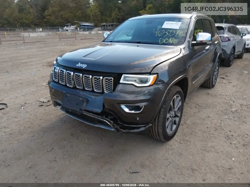 2018 JEEP GRAND CHEROKEE VIN 1C4RJFCG2JC396335 — фото 2