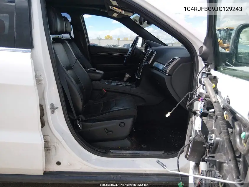 2018 JEEP GRAND CHEROKEE VIN 1C4RJFBG9JC129243 — фото 5