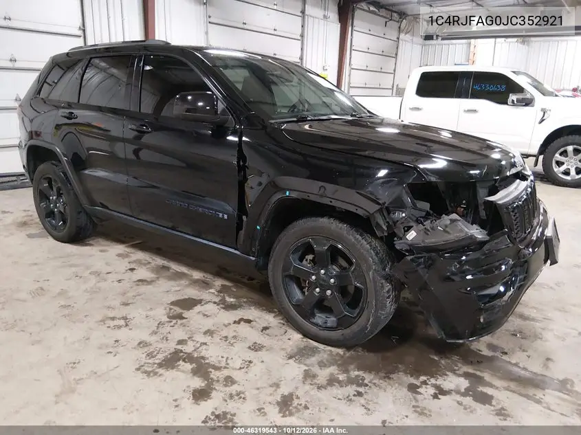 JEEP GRAND CHEROKEE 2018, VIN 1C4RJFAG0JC352921