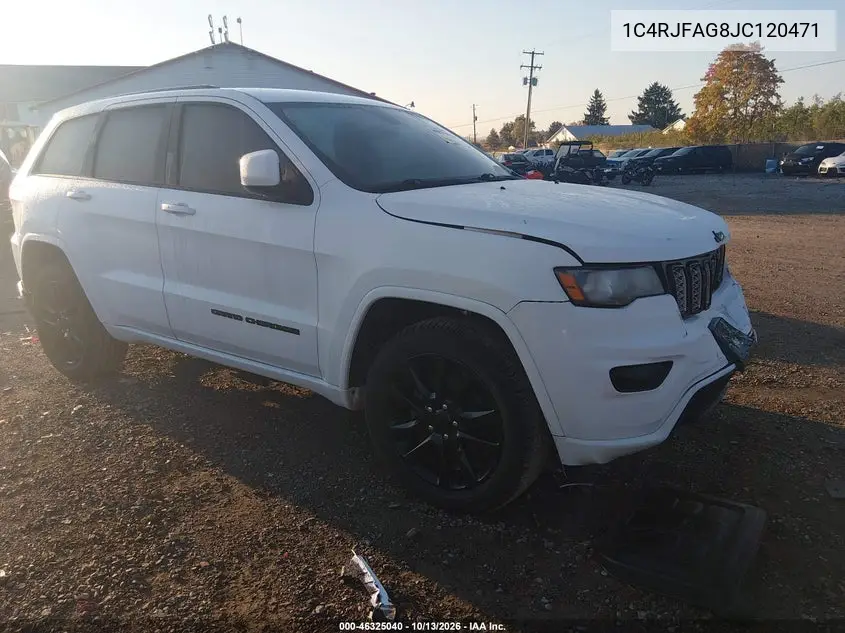 JEEP GRAND CHEROKEE 2018, VIN 1C4RJFAG8JC120471