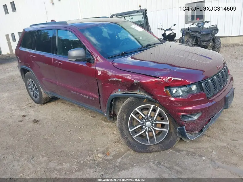 JEEP GRAND CHEROKEE 2018, VIN 1C4RJFLGXJC314609