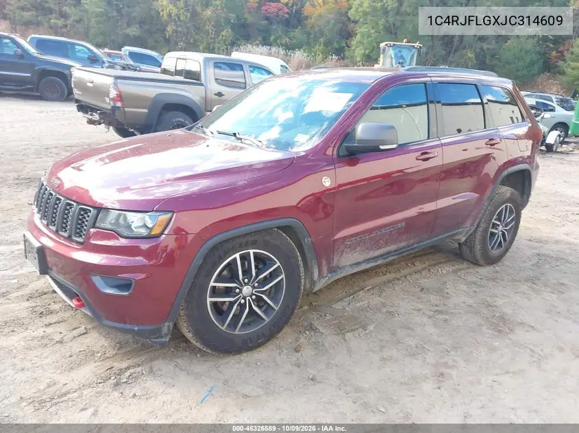2018 JEEP GRAND CHEROKEE VIN 1C4RJFLGXJC314609 — фото 2