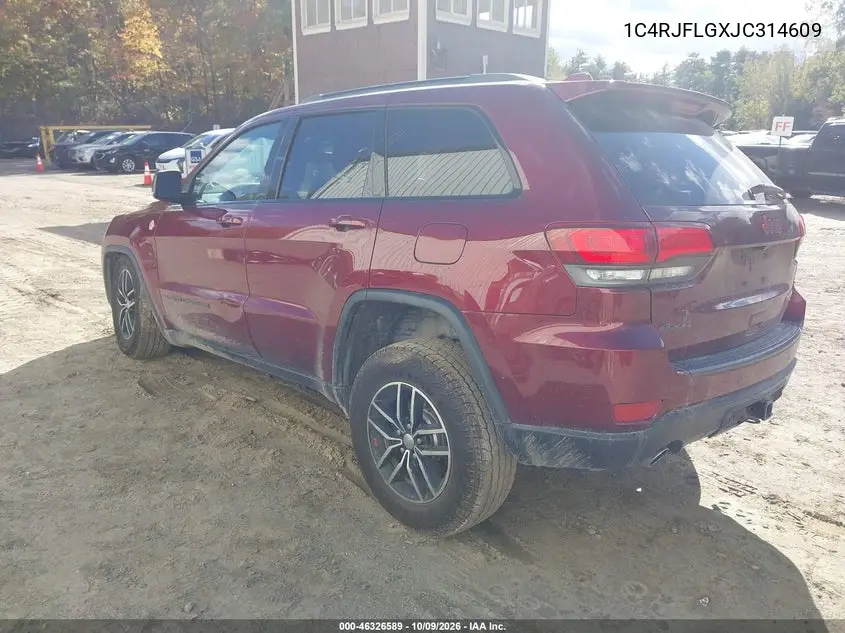 2018 JEEP GRAND CHEROKEE VIN 1C4RJFLGXJC314609 — фото 3