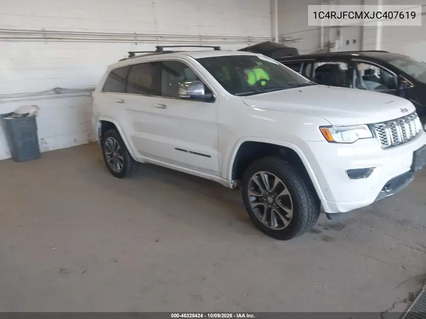 JEEP GRAND CHEROKEE 2018, VIN 1C4RJFCMXJC407619