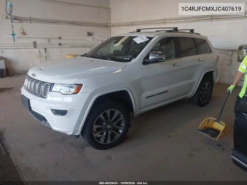 2018 JEEP GRAND CHEROKEE VIN 1C4RJFCMXJC407619 — фото 2