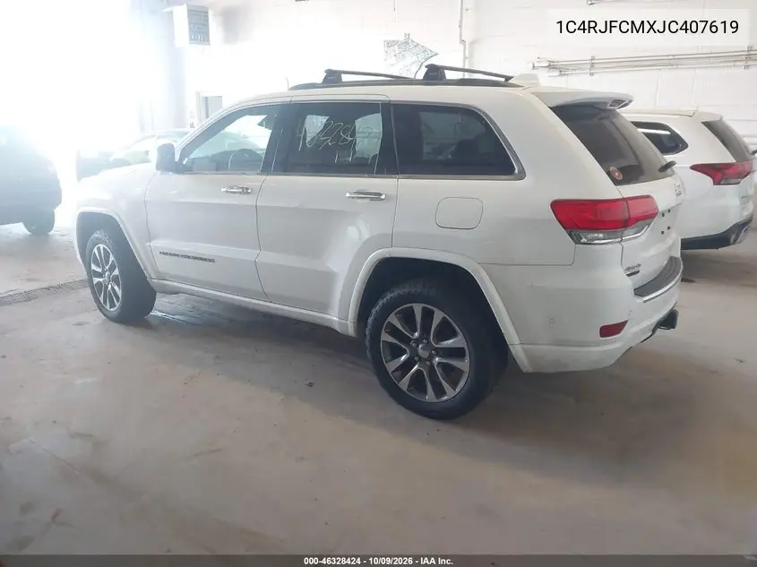 2018 JEEP GRAND CHEROKEE VIN 1C4RJFCMXJC407619 — фото 3