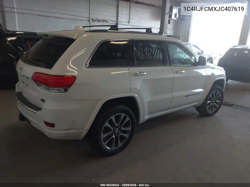 2018 JEEP GRAND CHEROKEE VIN 1C4RJFCMXJC407619 — фото 4