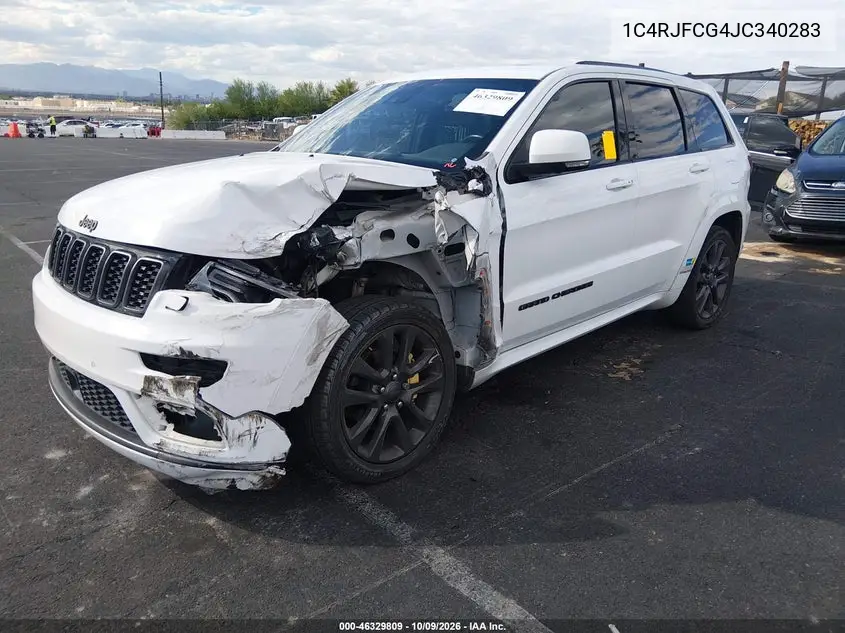 2018 JEEP GRAND CHEROKEE VIN 1C4RJFCG4JC340283 — фото 2