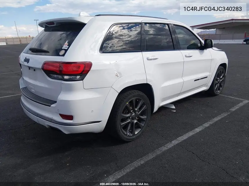 2018 JEEP GRAND CHEROKEE VIN 1C4RJFCG4JC340283 — фото 4