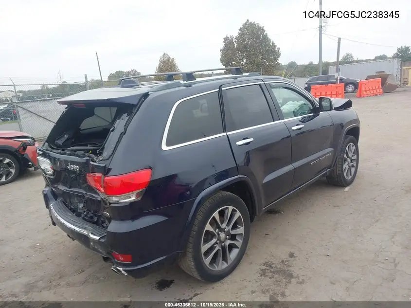 2018 JEEP GRAND CHEROKEE VIN 1C4RJFCG5JC238345 — фото 4