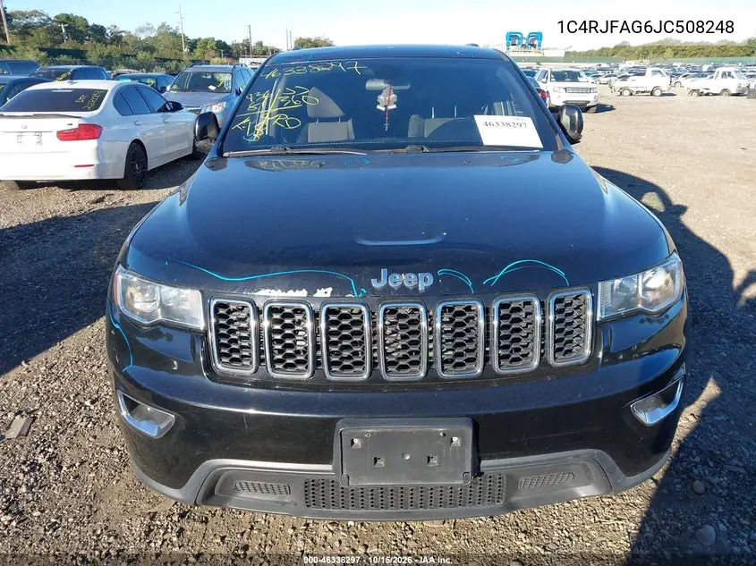 2018 JEEP GRAND CHEROKEE VIN 1C4RJFAG6JC508248 — фото 12
