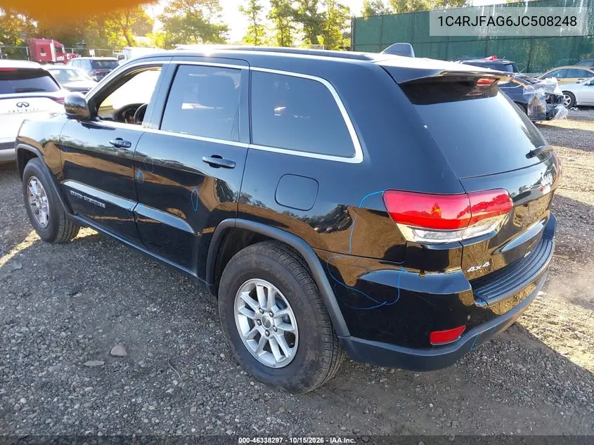 2018 JEEP GRAND CHEROKEE VIN 1C4RJFAG6JC508248 — фото 3