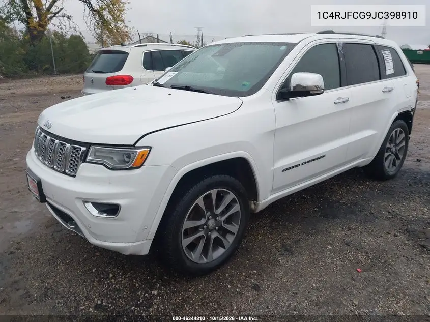 2018 JEEP GRAND CHEROKEE VIN 1C4RJFCG9JC398910 — фото 2