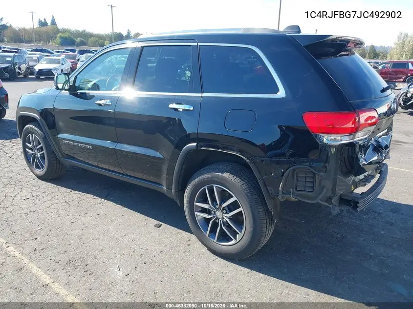 2018 JEEP GRAND CHEROKEE VIN 1C4RJFBG7JC492902 — фото 3