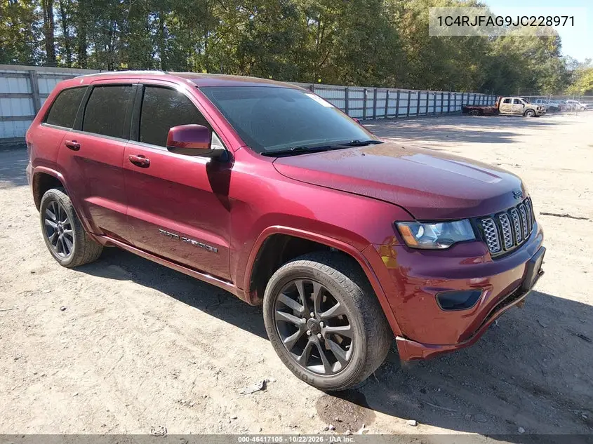 JEEP GRAND CHEROKEE 2018, VIN 1C4RJFAG9JC228971