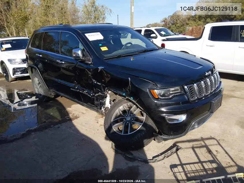 JEEP GRAND CHEROKEE 2018, VIN 1C4RJFBG6JC129118