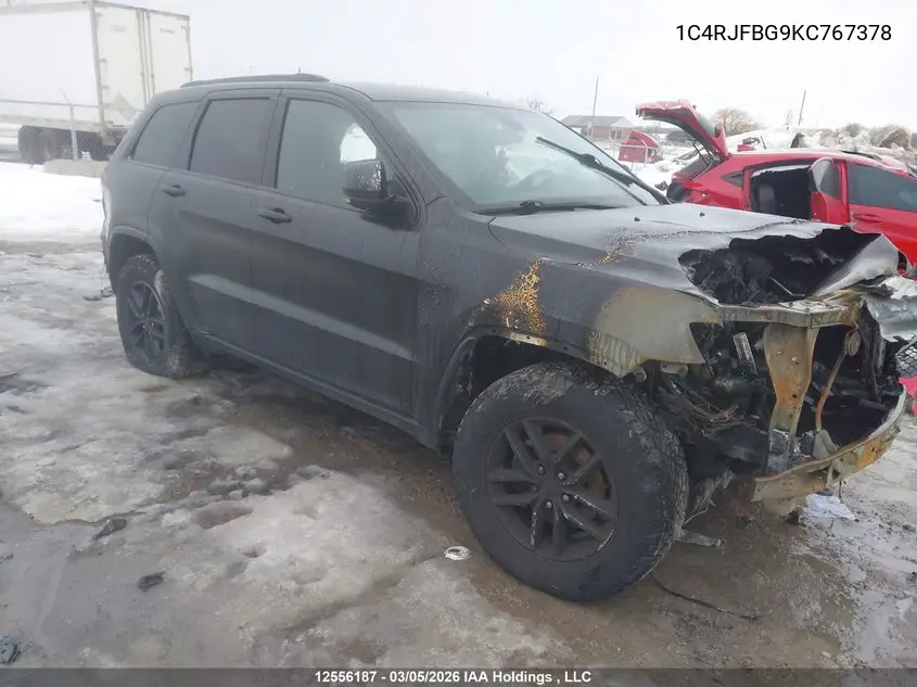 JEEP GRAND CHEROKEE 2019, VIN 1C4RJFBG9KC767378