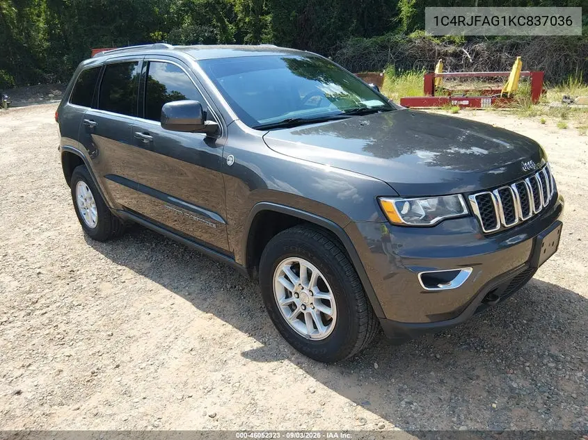 JEEP GRAND CHEROKEE 2019, VIN 1C4RJFAG1KC837036