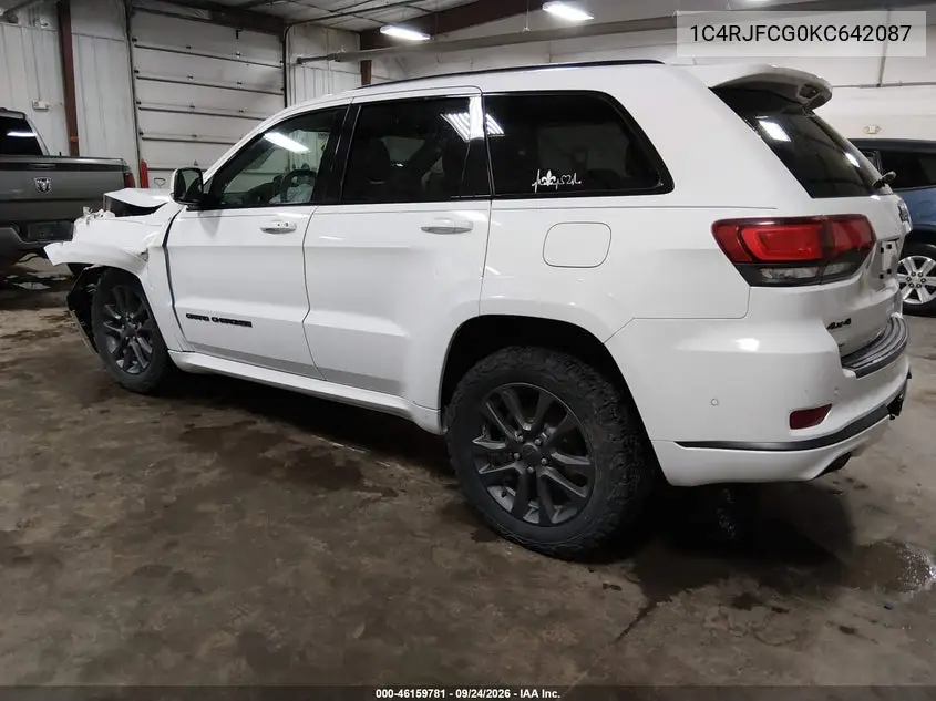 2019 JEEP GRAND CHEROKEE VIN 1C4RJFCG0KC642087 — фото 3