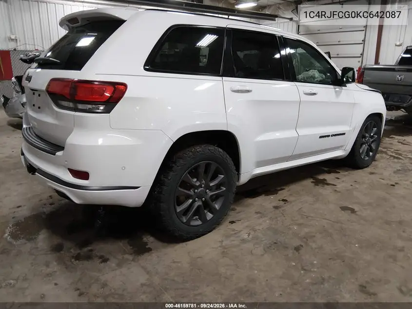2019 JEEP GRAND CHEROKEE VIN 1C4RJFCG0KC642087 — фото 4