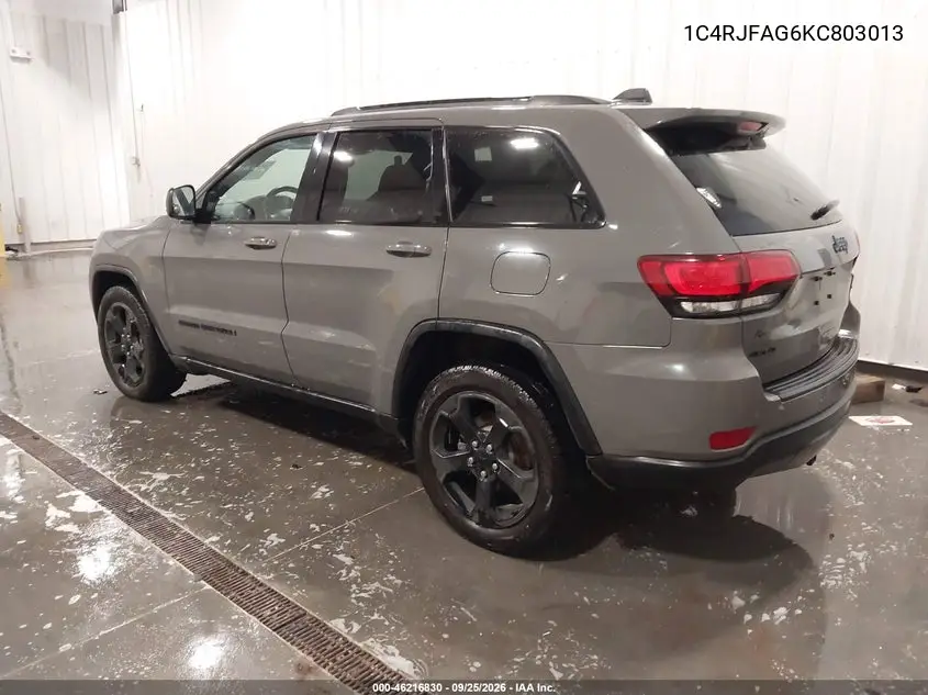 2019 JEEP GRAND CHEROKEE VIN 1C4RJFAG6KC803013 — фото 3