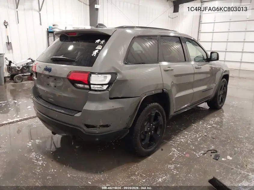 2019 JEEP GRAND CHEROKEE VIN 1C4RJFAG6KC803013 — фото 4