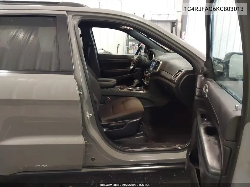 2019 JEEP GRAND CHEROKEE VIN 1C4RJFAG6KC803013 — фото 5