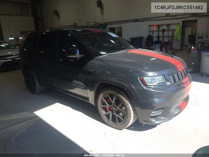 JEEP GRAND CHEROKEE 2019, VIN 1C4RJFDJ8KC551482